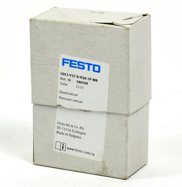 Festo Drucksensor, SDE3-V1Z-B-HQ4-2P-M8, 540199