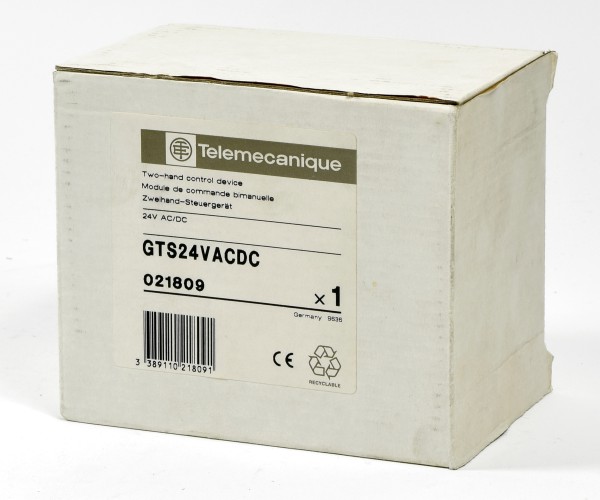 Telemecanique Zweihand-Steuergerät, GTS24VACDC, 021809