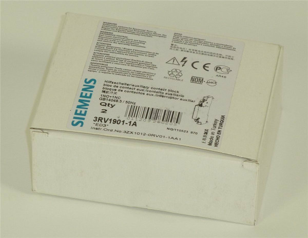 Siemens Hilfsschalter 1S+1Ö,3RV1901-1A,3RV1 901-1A