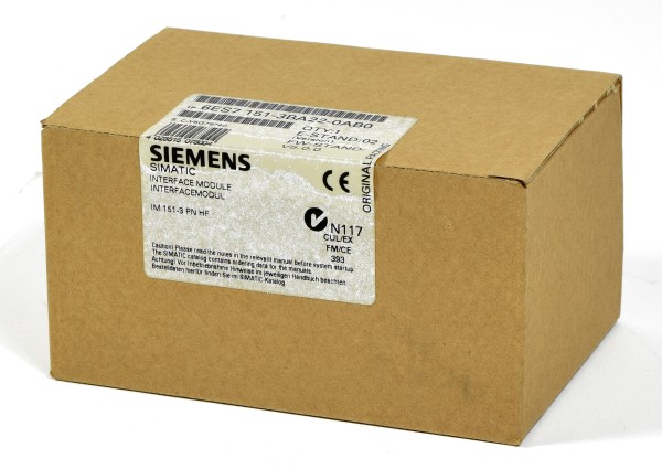 Siemens Simatic S7 ET200S IM151-3, 6ES7 151-3BA22-0AB0, 6ES7151-3BA22-0AB0