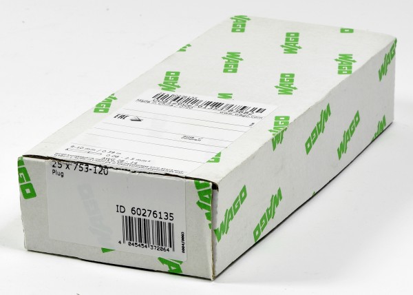 Wago SPS-Steckverbinder; 25 x 753-120, ( 25Stk/pcs.)