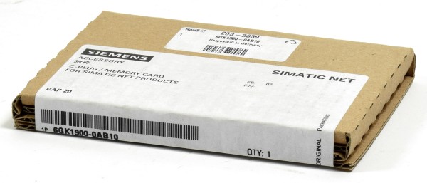 Siemens Simatic C-Plug Memory Card, 6GK1900-0AB10, 6GK1 900-0AB10