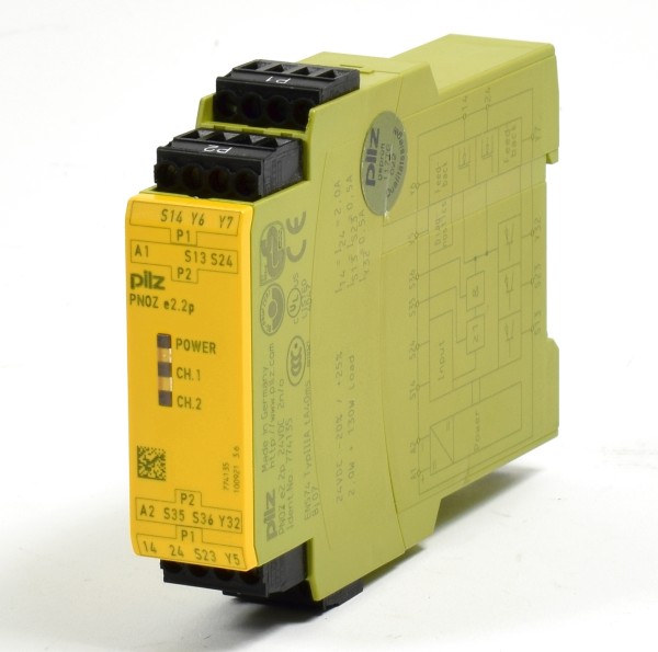 Pilz Sicherheitsrelais PNOZ e2.2p, No: 774135