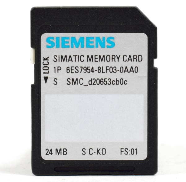 Siemens Simatic S7 Memory Card,6ES7954-8LF03-0AA0,6ES7 954-8LF03-0AA0