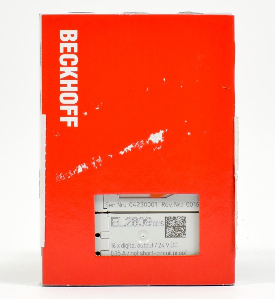 Beckhoff 16 x Digital Output,EL2809-0015, EL2809 0015