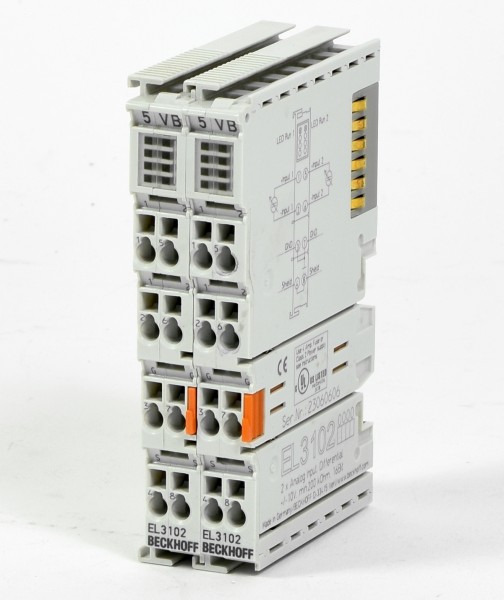 Beckhoff 2 Analog Input Differential, EL3102, EL 3102, (2Stk./pcs.)