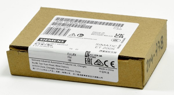 Siemens Simatic S7 ET200S DO, 6ES7 132-4BF00-0AA0, 6ES7132-4BF00-0AA0, FS:22