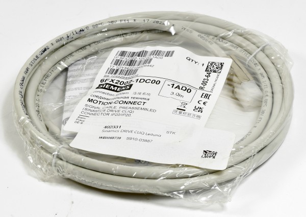 Siemens Sinamics Drive Cliq 3,0m, 6FX2002-1DC00-1AD0