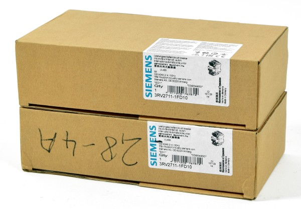 Siemens Leistungsschalter, 3RV2711-1FD10, 3RV2 711-1FD10, (2Stk./pcs.)