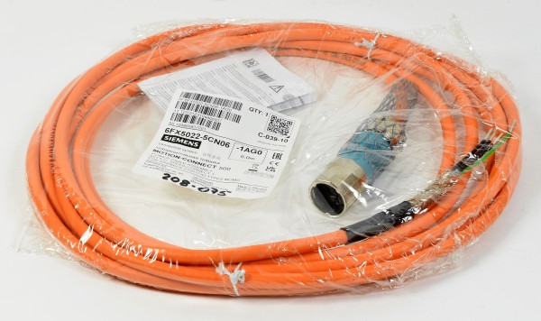 Siemens Leistungsleitung Länge: 6m, 6FX5022-5CN06-1AG0
