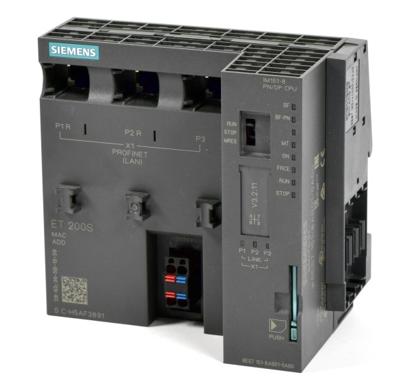 Siemens Simatic ET200S IM151-8 PN/DP,6ES7 151-8AB01-0AB0,6ES7151-8AB01-0AB0