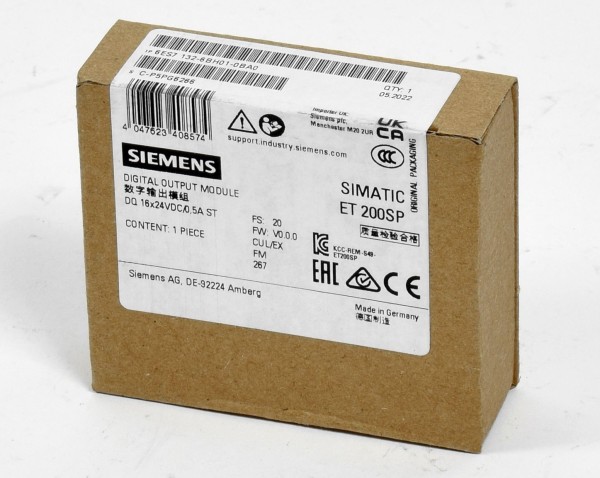 Siemens Simatic S7 ET200SP Digital OUT,6ES7 132-6BH01-0BA0,6ES7132-6BH01-0BA0