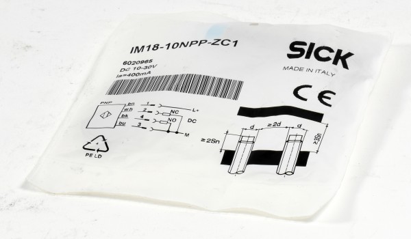 Sick Induktiver Näherungssensor IM18-10NPP-ZC1, 6020965