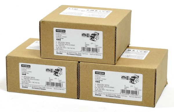 3x Siemens Sirius Schütz, 3RT2026-1AP00, 3RT2 026-1AP00