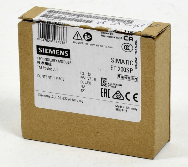 Siemens Simatic S7 ET200SP, 6ES7 138-6BA01-0BA0, 6ES7138-6BA01-0BA0