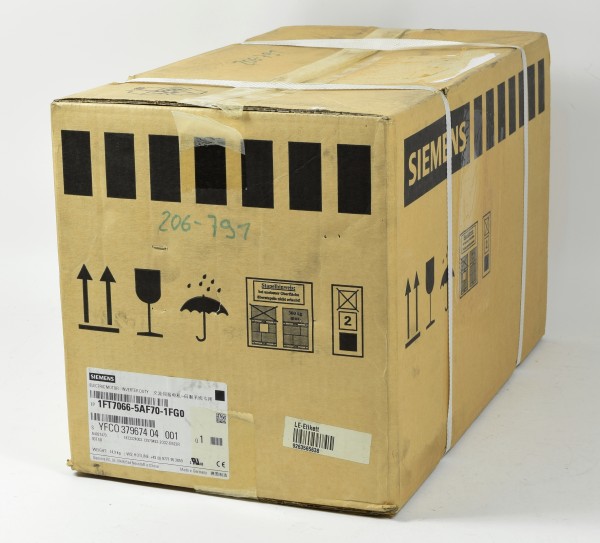Siemens SIMOTICS S Synchronmotor, 1FT7066-5AF70-1FG0, 1FT7 066-5AF70-1FG0
