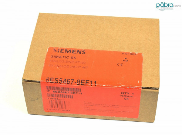 Siemens Simatic S5 Analog IN PT100,6ES5 467-8EF11,6ES5467-8EF11