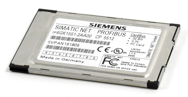 Siemens Simatic NET Profibuscard für CP5512,6GK1551-2AA00