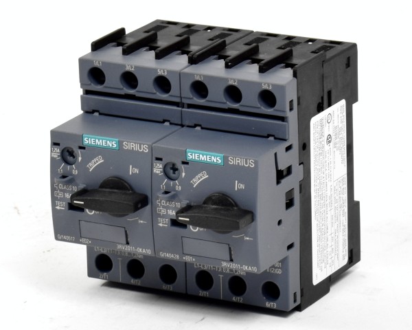 2xSiemens Sirius Leistungsschalter,3RV2011-0KA10,3RV2 011-0KA10