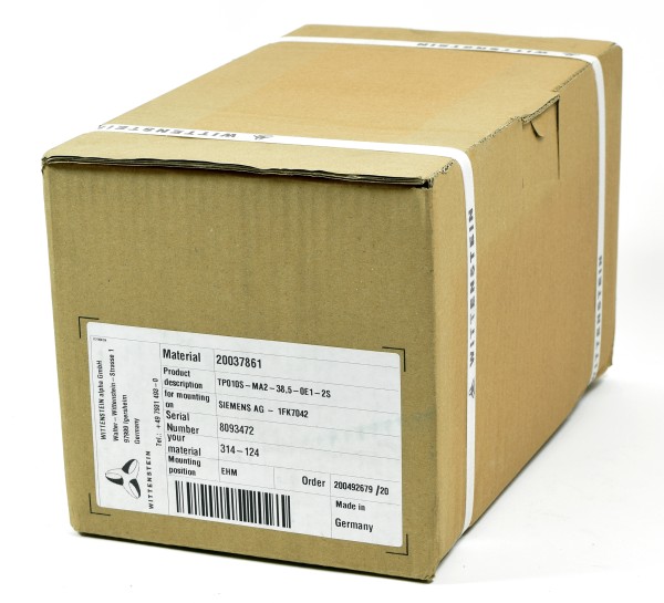 Wittenstein Getriebe, TP010S-MA2-38,5-0E1-2S for mounting on Siemens 1FK7042