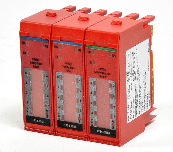 Allen Bradley Safety Moduls,1734-IB8S + 1734-OB8S