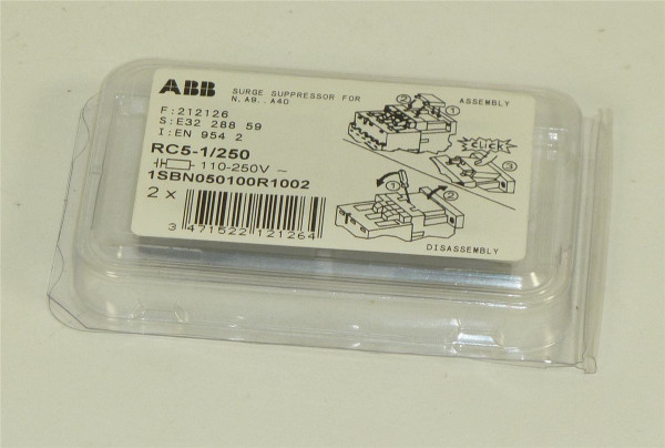 ABB Löschglied RC5-1/250,1SBN050100R1002,Qty.2