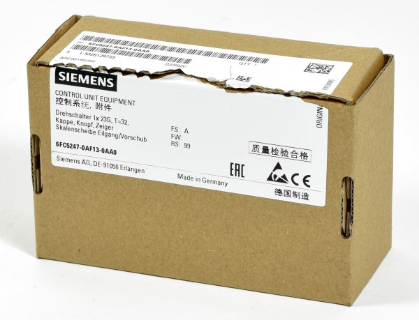 Siemens Sinumerik Drehschalter, 6FC5247-0AF13-0AA0, 6FC5 247-0AF13-0AA0