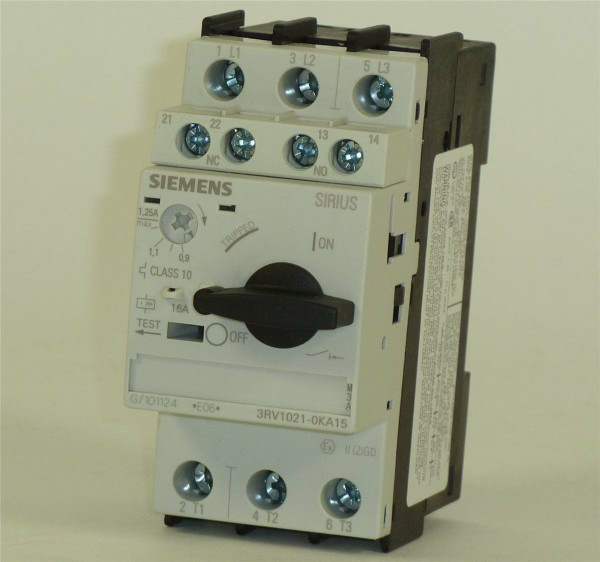 Siemens Leistungsschalter,3RV1021-0KA15,3RV1 021-0KA15