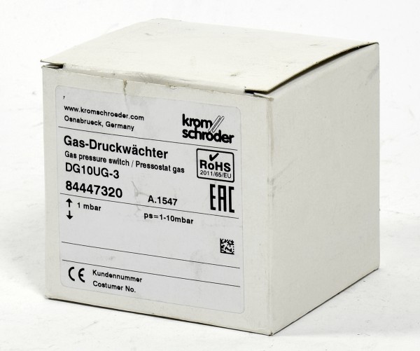 Kromschröder Gas-Druckwächter, DG10UG-3, 84447320