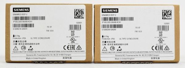 2x Siemens Sinamics BOP-2,6SL3255-0AA00-4CA1,6SL3 255-0AA00-4CA1