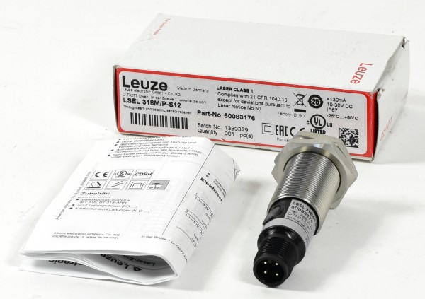 Leuze Einweg-Lichtschranke Empfänger, LSEL 318M/P-S12, 50083176