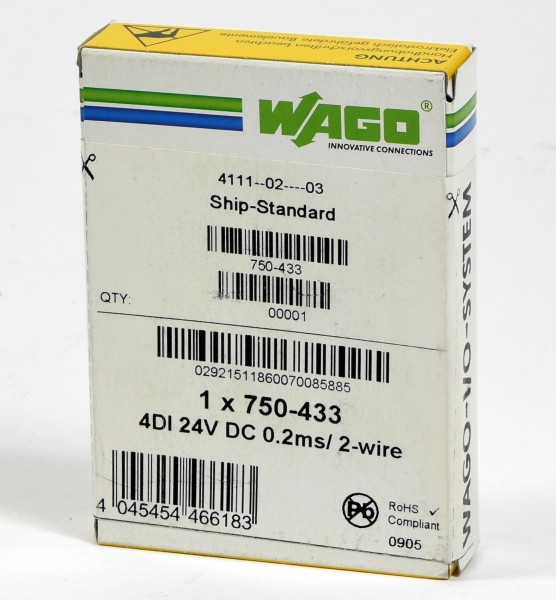 WAGO I/O System 4DI, 750-433
