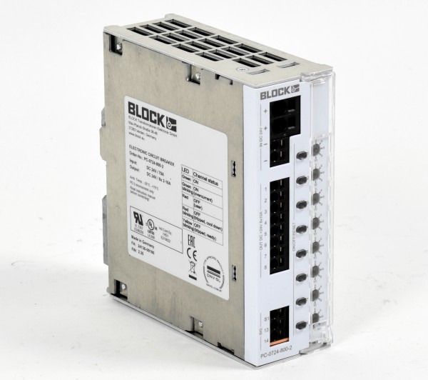 Block Electronic Circuit Breaker, PC-0724-800-2