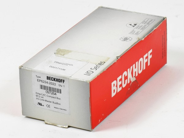 Beckhoff EtherCAT Compact Box I/O-Link-Master, EP6224-2022