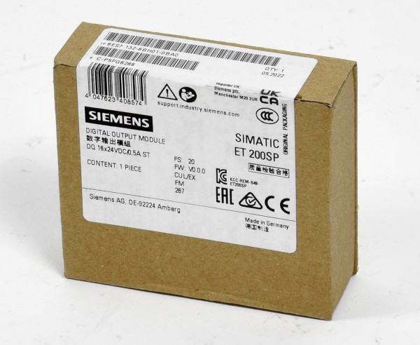 Siemens Simatic S7 ET200SP Digital OUT,6ES7 132-6BH01-0BA0,6ES7132-6BH01-0BA0