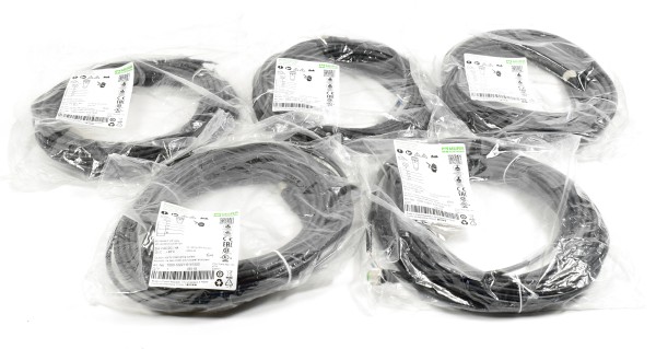 5 x Murr Elektronik M12 female 0° with cable,7000-12221-6141500