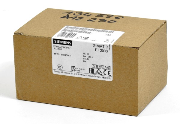 Siemens Simatic S7 ET200S IM151-1,6ES7151-1AA06-0AB0,6ES7 151-1AA06-0AB0, FS:02