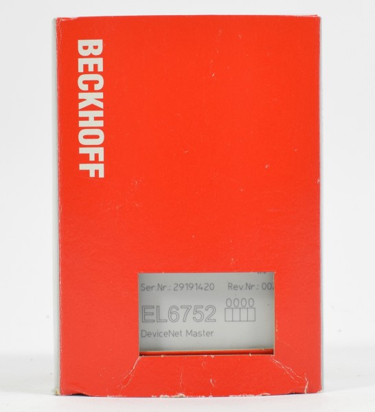 Beckhoff DeviceNet Master, EL6752, EL 6752