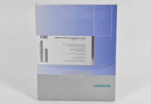 Siemens Simatic WinCC/DowntimeMonitor V7.0 SP1,6AV6372-1DB07-0XX4,neu