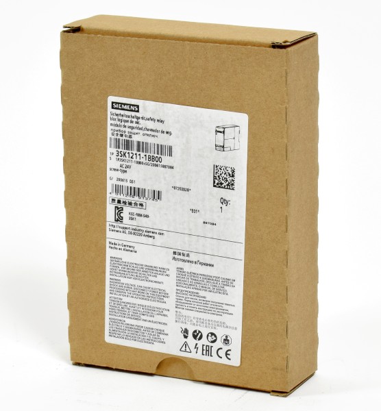 Siemens Sirius Sicherheitsschaltgerät, 3SK1211-1BB00, 3SK1 211-1BB00
