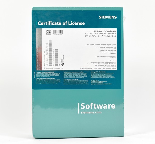 Siemens SCE Software for Training V18,6ES7822-1AA08-4YA5,6ES7 822-1AA08-4YA5