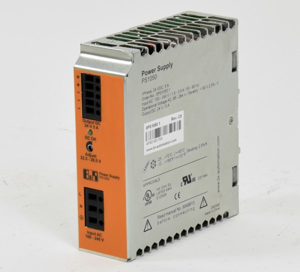 B&R Power Supply 24V-5A, PS1050, 0PS1050.1 Rev.C0