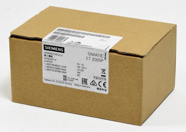 Siemens Simatic S7 ET200SP IM155-6DP HF,6ES7 155-6BA01-0CN0,6ES7155-6BA01-0CN0