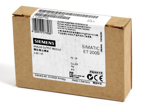 Siemens Simatic S7 ET200 Analog OUT,6ES7 135-4MB02-0AB0,6ES7135-4MB02-0AB0