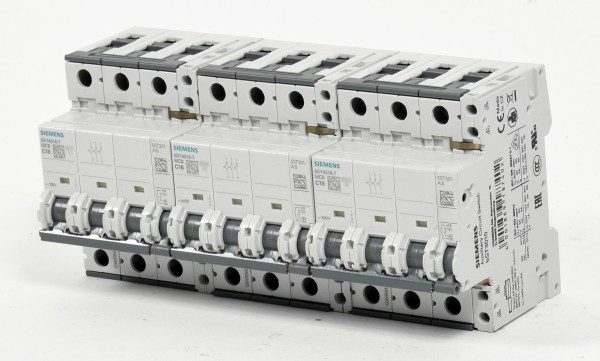 3 x Siemens Leitungsschalter,5SY4316-7 MCB C16