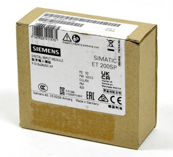 Siemens Simatic S7 ET200SP Digital IN,6ES7 136-6BA01-0CA0, 6ES7136-6BA01-0CA0