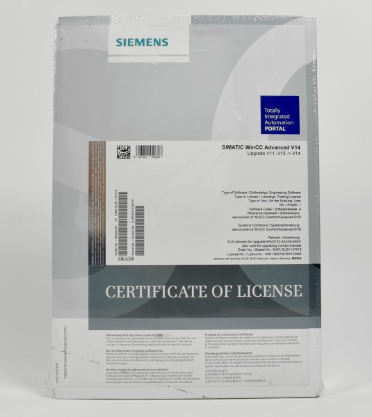 Siemens Simatic WinCC Advanced V14, Upgrade V11..V13->V14, EWK-SUS1147018