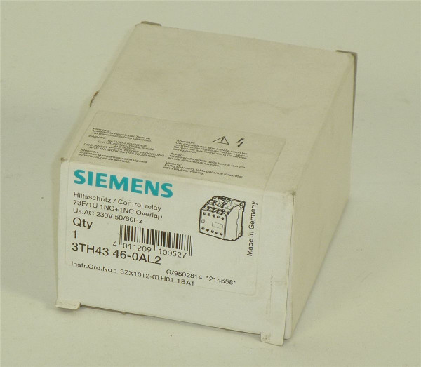 Siemens Hilfsschütz,3TH4 346-0AL2,3TH4346-0AL2