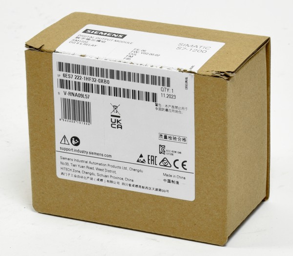 Siemens S7-1200 SM1222 Relay 8xDO, 6ES7 222-1HF32-0XB0, 6ES7222-1HF32-0XB0