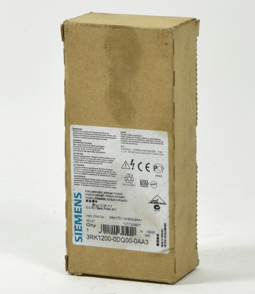 Siemens AS-I Interface Kompaktmodul,3RK1200-0DQ00-0AA3,3RK1 200-0DQ00-0AA3